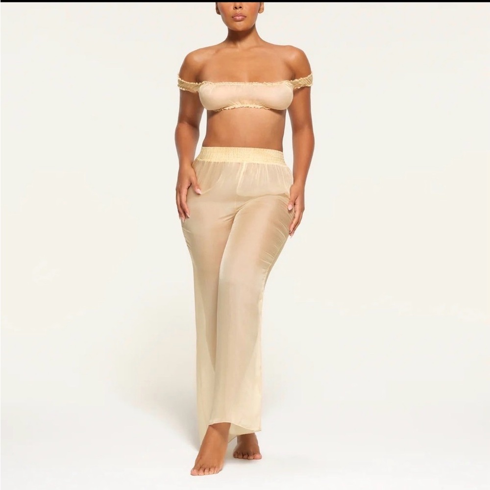 BNWT Skims Romance Silk Resort Pants 4X